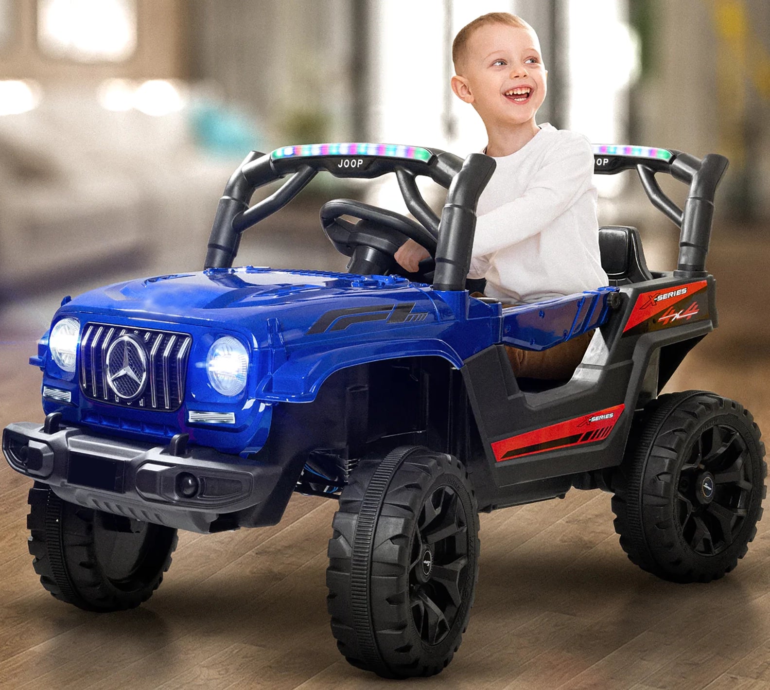 4x4 Motor Kids Battery Operated Electric Jeep for 1, 2, 3, 4, 5, 6 Years | Remote Control + Manual Steering Drive + Mobile App | Kids Jeeps | Most Gifted Car 4x4 Motor Kids Battery Operated Electric Jeep for 1, 2, 3, 4, 5, 6 Years | Remote Control + Manual Steering Drive + Mobile App | Kids Jeeps | Most Gifted Car